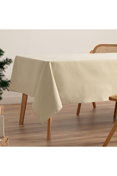 GAMUSI Christmas tablecloth GAMUSI, simple gold pattern, rectangular, 140x240 cm, table green color