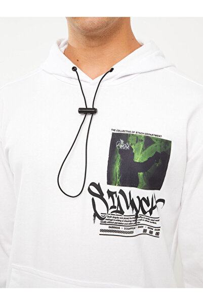 LC Waikiki Чоловіча толстовка з принтом з довгим рукавом