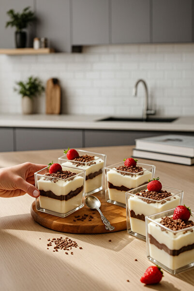 LOVER'S KİTCHEN aradığınız herşey 4'lü Cam Magnolia Cup Kase Cam Magnolya Pud...