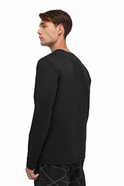 lumberjack Mb Facts 14Ljk-12829 5Pr Black Men's Long Sleeve T-Shirt