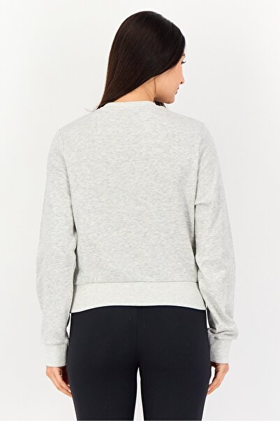hummel Women Sportswear Fit Long Sleeve Training Sweatshirt, Grey