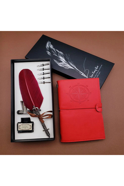 shopwave Divit Inkwell Pen and Notebook Set