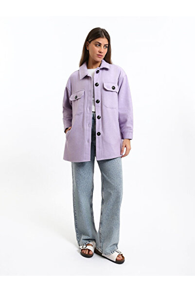 LC Waikiki Oversize Women's Lumberjack Shirt Jacket