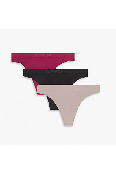 Calvin Klein Kadın Marka Logolu Elastik Bel Bantlı Günlük Kullanıma Uygun Bej...
