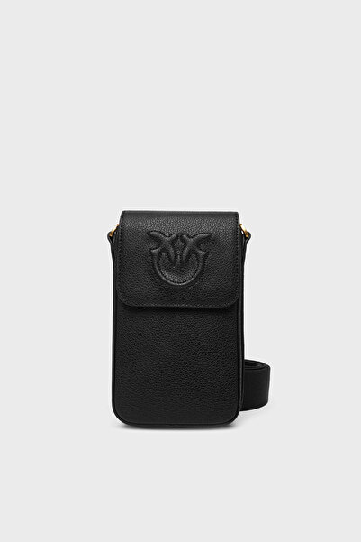 PİNKO Mini Bag with Logo Leather Detachable Strap Bag 105355 A29Q Z99Q