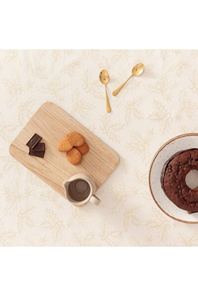 GAMUSI Christmas tablecloth GAMUSI, silver pattern with flowers, rectangular, 140x200 cm, color g