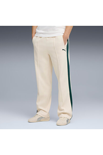 Puma T7 Relaxed Track s Unisex Yeşil Eşofman Altı