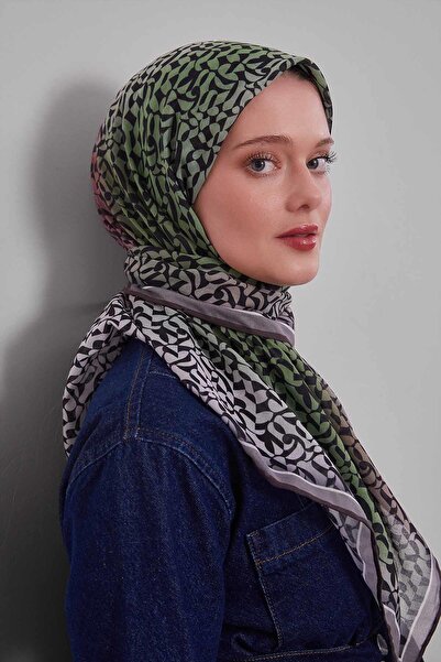 Levidor Stone Color Gradient Pattern Soft Scarf