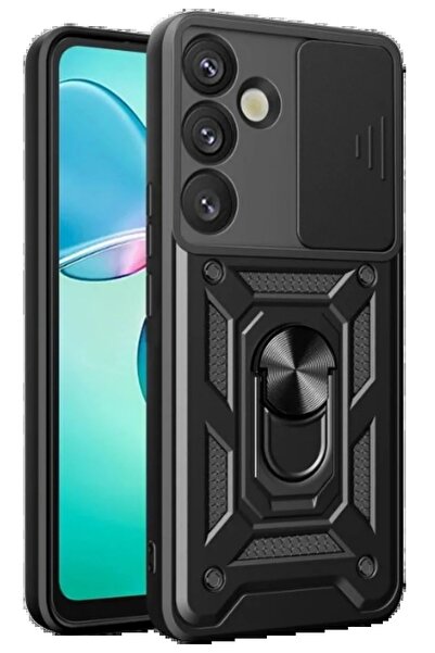 UStores Samsung Galaxy A17 5g Compatible Pars Silicone with Lens Ring - Black-(5796) - Netihv7618-5944