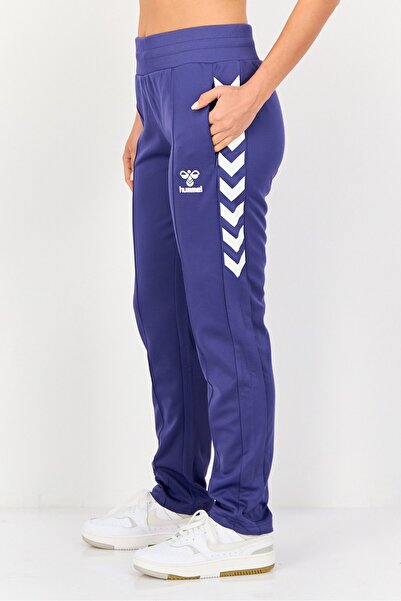 hummel Women Sportswear Fit Brand Logo Training Track Pants, Purple