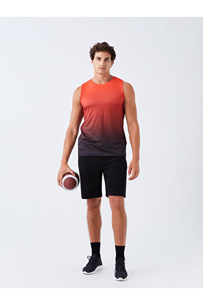 LC Waikiki Black Slim Fit Men's Sports Shorts