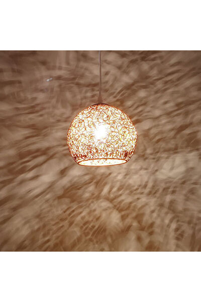 HALAMODO Gold Macaron chandelier measuring 10x18x120cm