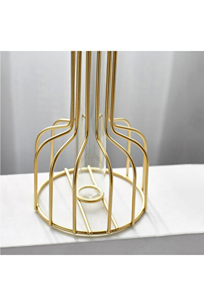 HALAMODO Gold Flower Vase 10x15.5cm