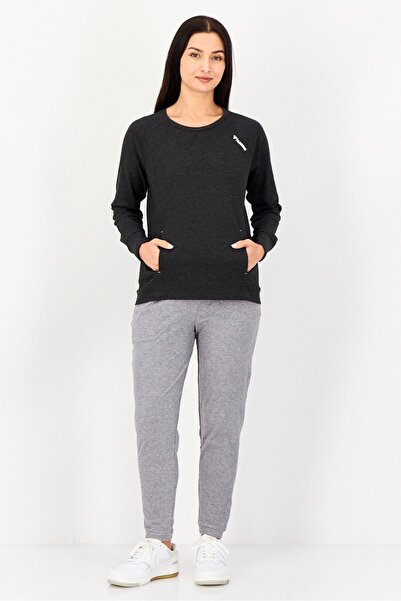 hummel Women Sportswear Fit Long Sleeve Outdoor Sweatshirt, Black