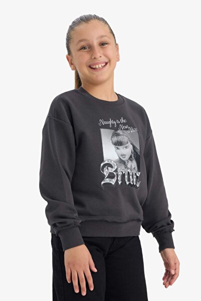 DeFacto Girl's Bratz Oversized Wide Fit Crew Neck Sweatshirt F2434A825Au