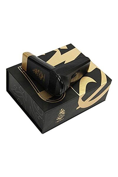 HALAMODO مبخرة كهربائية قابلة لإعادة الشحن عبر USB قابلة للطي باللون الأسود/الذهبي 11.5 × 5 سم