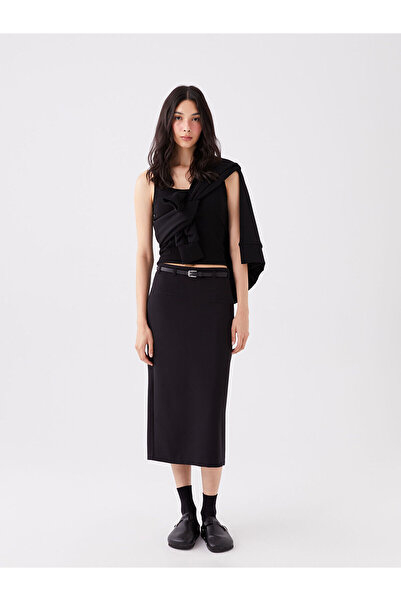 LC Waikiki Damen – Standard-Passform, gerader Rock