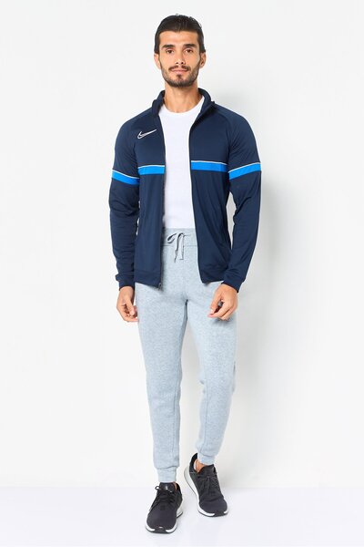 Nike Men Dri Fit Embroidered Logo Training Jacket, Dark Navy