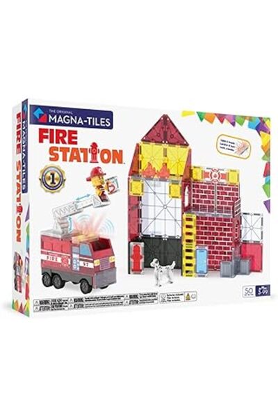 Genel Markalar Magnatiles Fire Station 50 Parça