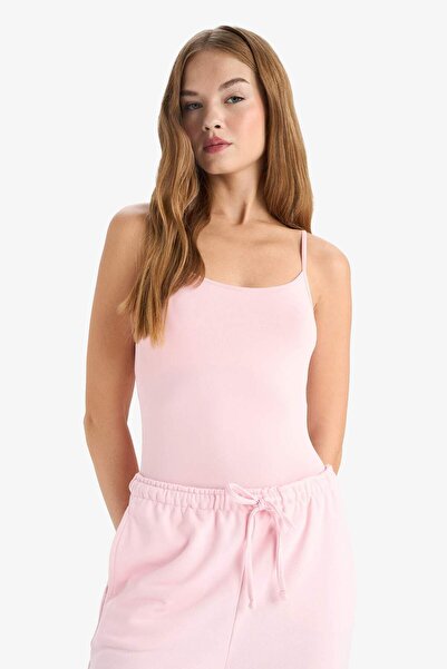 DeFacto Thin Strap Basic Plain Snap Body F9522Ax25Au