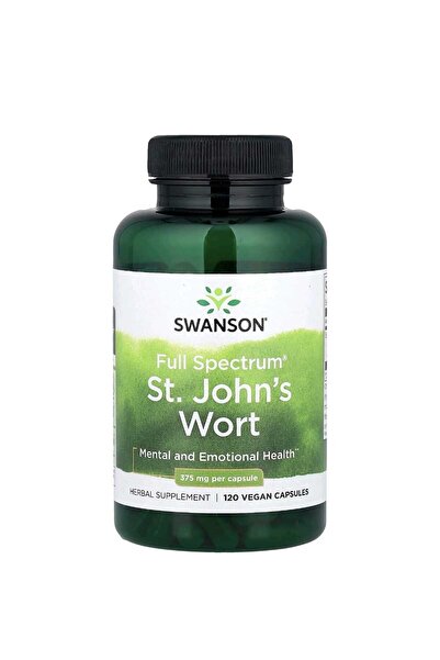 SWANSON St. John's Wort 375 mg , (للاضطرابات العاطفية القلق فرط الحركة نقص ال...