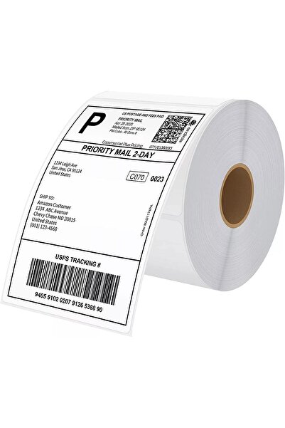 Generic ملصقات حرارية مقاس 10×15سم عدد 500 ملصق متوافقة مع جميع الطابعات الحر...