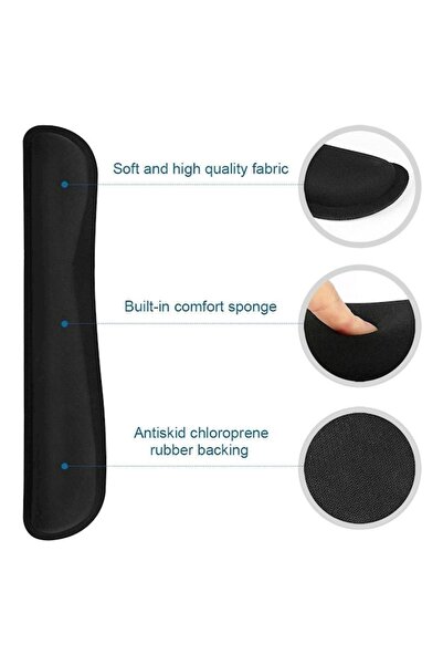 DOMEET 2-Piece Keyboard And Mouse Wrist Rest Pad