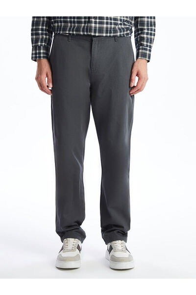 LC Waikiki Men's Chino Pants - Classic Anthracite, Comfortable Fit