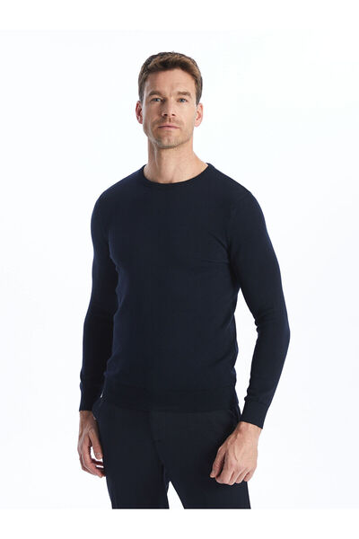 LC Waikiki Strickpullover für Herren – Langarm, Rundhalsausschnitt