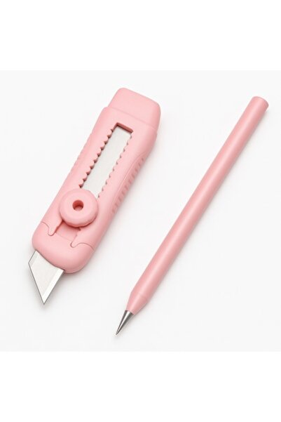 NEO ™ Endless-Tip Pencil Set with Retractable Eraser, Multifunctional, Durable, Pink