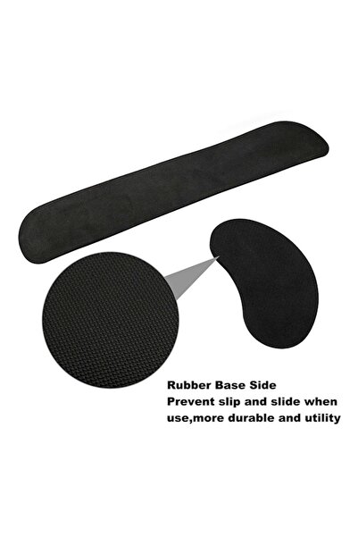 DOMEET 2-Piece Keyboard And Mouse Wrist Rest Pad