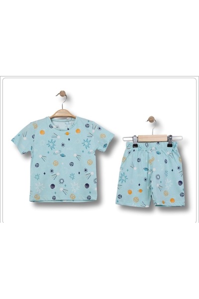 Baby Erkek çocuk kısa kollu şortlu pijama takımı