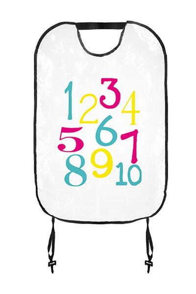 Babyjem Προστατευτικό πλάτης καθίσματος αυτοκινήτου με σχέδια Μαθαίνω νούμερα...