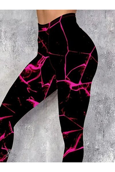 Meleners Women's High Waist Color Detailed Diving Tights