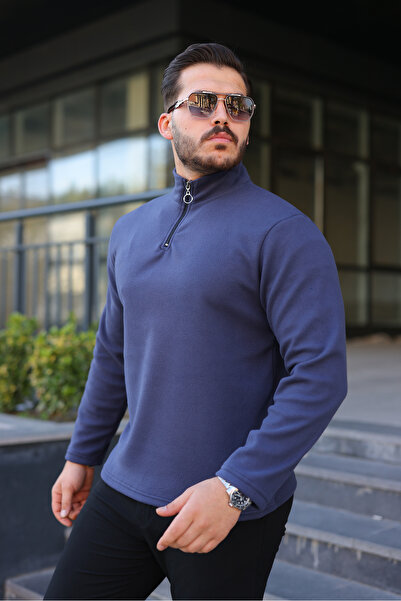 Berka Mock Neck Polar Sweatshirt – Cold-Proof, Non-Pilling, Comfortable Fit