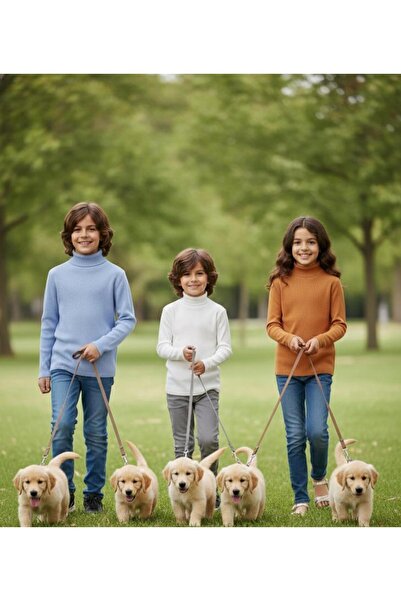 Mcr Unisex Children's Long Sleeve Full Turtleneck Corded Fabric Kaskorse Cott...