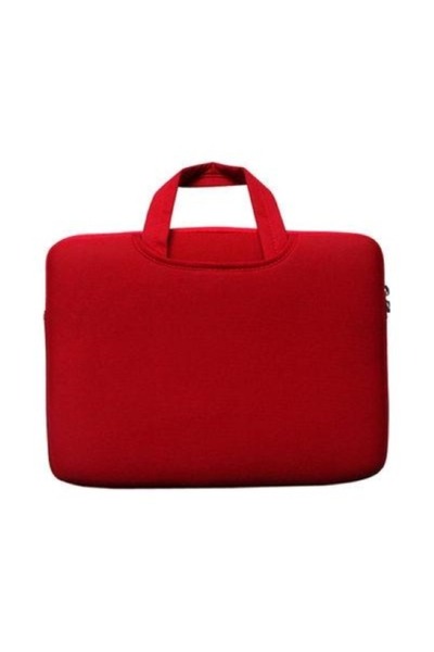 HALAMODO Portable Soft Sleeve Handlebag Briefcase Pouch For 14-inch Ultrabook Laptop or Document Storage Red