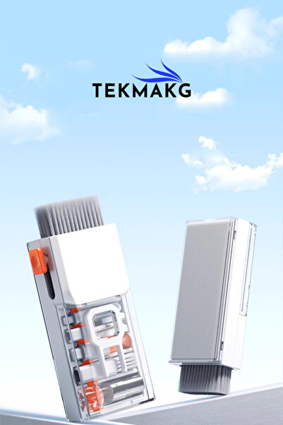 TEKMAKG 7'si 1 Arada Çok Fonksiyonlu Temizleme Kiti - Kulaklık Klavye PC Telefon