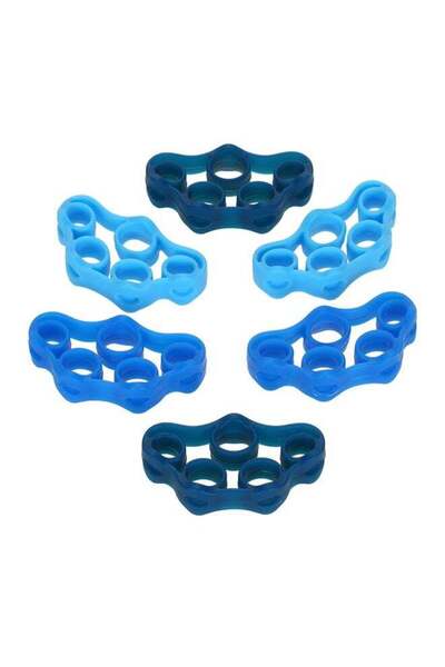 DOMEET مجموعة أشرطة مقاومة لتمديد الأصابع من جينيريك، مكونة من 6 قطع