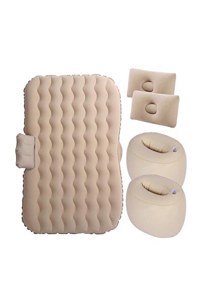 HALAMODO مرتبة هوائية قابلة للنفخ مكونة من 5 قطع لسرير السيارة