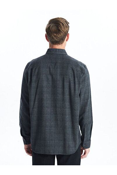 LC Waikiki Regular Fit Long Sleeve Dobby Men's Shirt