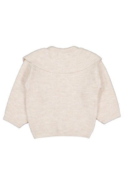 Civil Girls Collared Cardigan for Ages 2-5 - Beige 2-3 Years Old