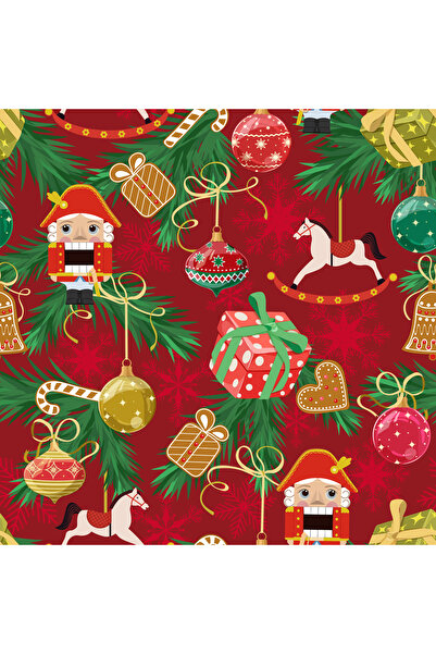 PELİNDEN New Year, Christmas Themed, New Year's Table Table Cloth 150X220 cm