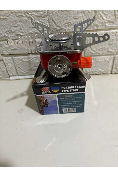 GENERAL Portable mini gas stove for camping and travel – operates with a small gas canister