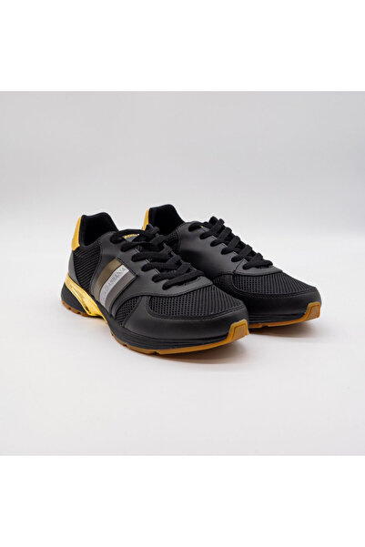 Dolce&Gabbana BLACK GOLD LEATHER LOW SNEAKERS