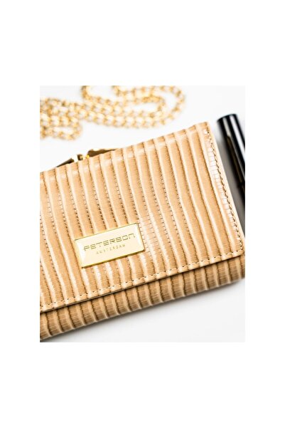 Peterson Beige wallet for women