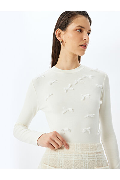 Koton Kadın Sweat 5wak50063ek Ekru