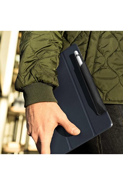 Twelve South PencilSnap | Napa Leather Magnetic Protective Carry Case for Apple Pencil, 1st Gen (black)