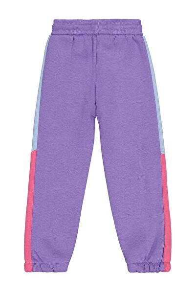 Civil Girls 2-5 Years Old Sweatpants with Side Pieces - Lilac 4-5 Years Old