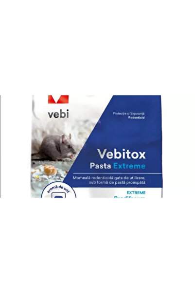 vebitox gel albastru pentru șoareci/șobolani 150 g (54 buc/cutie)